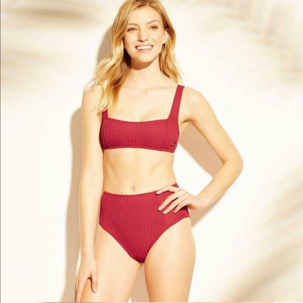 Xhiliration size small high waisted bikini